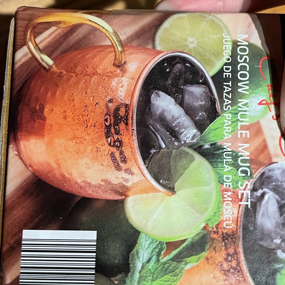 NWB Cooper Moscow Mule cup Mug Set new healthy material